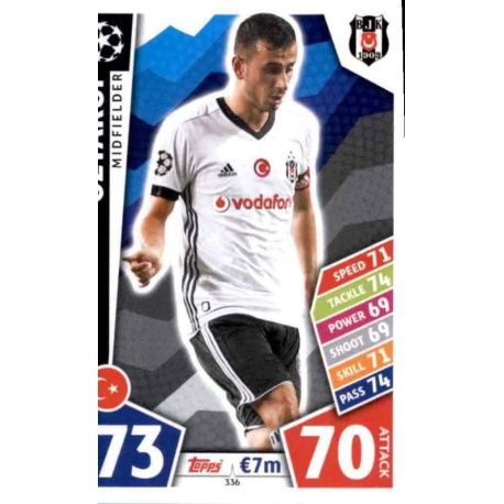 Oğuzhan Özyakup Besiktas 336 Match Attax Champions 2017-18