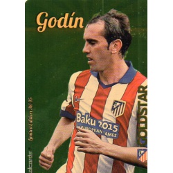 Godin Atlético Madrid Gold Star Dorado Limited Edition Las Fichas Quiz Liga 2016 Official Quiz Game Collection