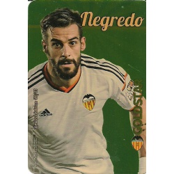 Negredo Valencia Gold Star Dorado Limited Edition Las Fichas Quiz Liga 2016 Official Quiz Game Collection