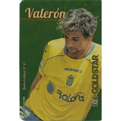 Valerón Las Palmas Gold Star Dorado Limited Edition Las Fichas Quiz Liga 2016 Official Quiz Game Collection