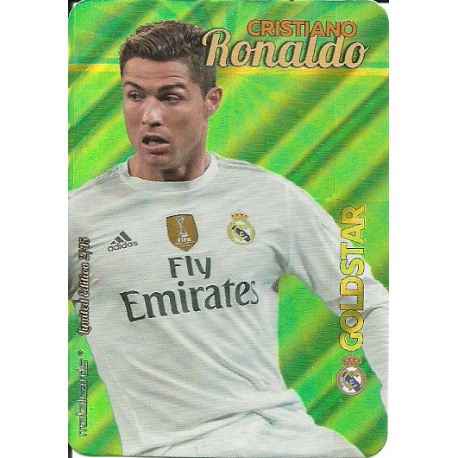 Cristiano Ronaldo Real Madrid Gold Star Rayas Diagonales Limited Edition Cristiano Ronaldo