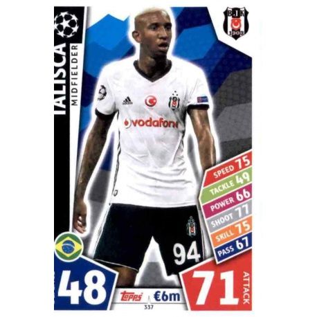 Talisca Besiktas 337 Match Attax Champions 2017-18