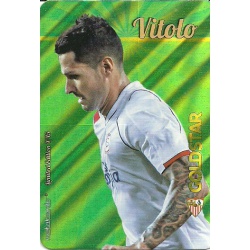 Vitolo Sevilla Gold Star Rayas Diagonales Limited Edition Las Fichas Quiz Liga 2016 Official Quiz Game Collection