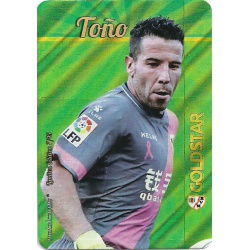 Toño Rayo Vallecano Gold Star Rayas Diagonales Limited Edition Las Fichas Quiz Liga 2016 Official Quiz Game Collection