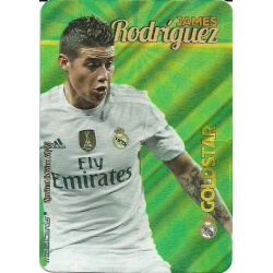 James Rodríguez Real Madrid Gold Star Rayas Diagonales Limited Edition Las Fichas Quiz Liga 2016 Official Quiz Game Collection