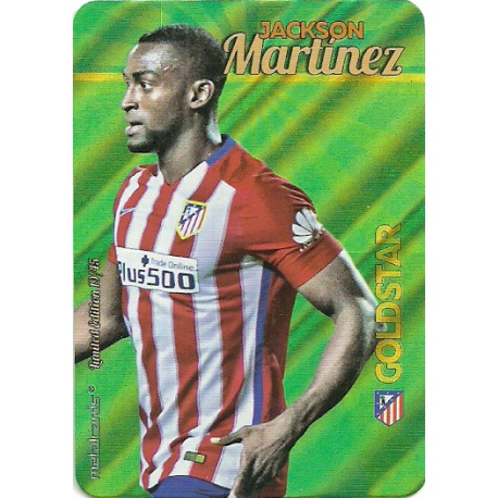 Jackson Martínez Atlético Madrid Gold Star Rayas Diagonales Limited Edition Las Fichas Quiz Liga 2016 Official Quiz Game Collect