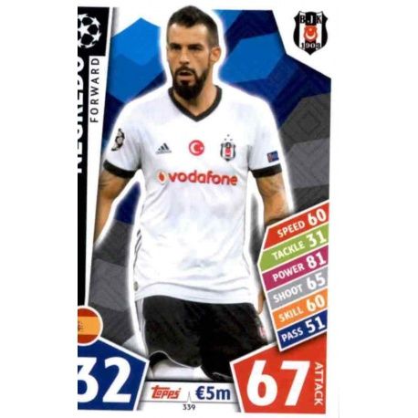 Álvaro Negredo Besiktas 339 Match Attax Champions 2017-18