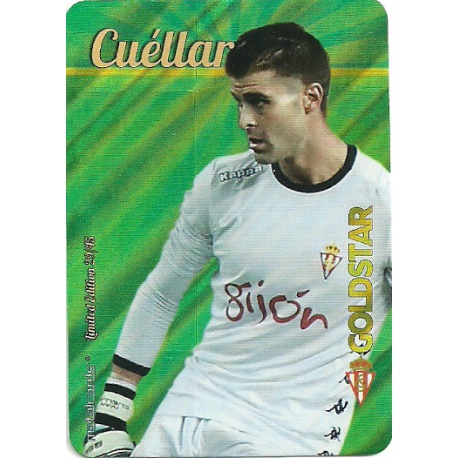 Cuéllar Sporting Gold Star Rayas Diagonales Limited Edition Las Fichas Quiz Liga 2016 Official Quiz Game Collection