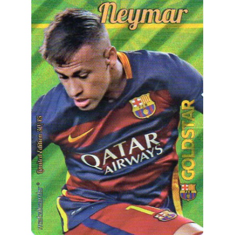 Neymar Barcelona Gold Star Rayas Diagonales Limited Edition Neymar Jr