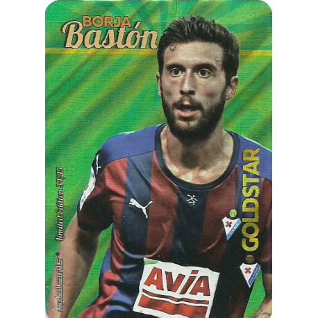 Borja Bastón Eibar Gold Star Rayas Diagonales Limited Edition Las Fichas Quiz Liga 2016 Official Quiz Game Collection