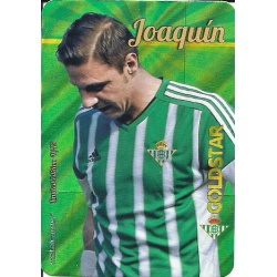 Joaquin Betis Gold Star Rayas Diagonales Limited Edition Las Fichas Quiz Liga 2016 Official Quiz Game Collection