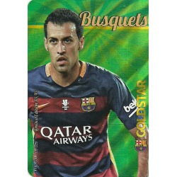 Busquets Barcelona Gold Star Rayas Diagonales Limited Edition Las Fichas Quiz Liga 2016 Official Quiz Game Collection