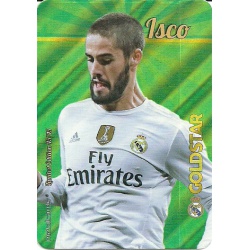 Isco Real Madrid Gold Star Rayas Diagonales Limited Edition Las Fichas Quiz Liga 2016 Official Quiz Game Collection