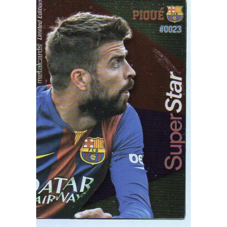 Piqué Superstar Brillo Barcelona 23 Las Fichas Quiz Liga 2016 Official Quiz Game Collection