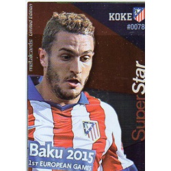 Koke Superstar Brillo Atlético Madrid 78 Las Fichas Quiz Liga 2016 Official Quiz Game Collection