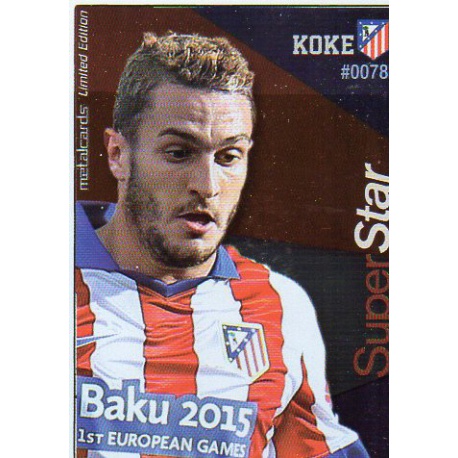 Koke Superstar Brillo Atlético Madrid 78 Las Fichas Quiz Liga 2016 Official Quiz Game Collection