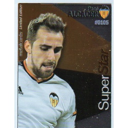 Paco Alcacer Superstar Brillo Valencia 105 Las Fichas Quiz Liga 2016 Official Quiz Game Collection