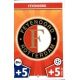 Escudo Feyenoord 343 Match Attax Champions 2017-18