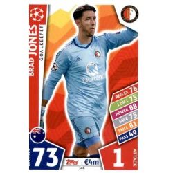 Brad Jones Feyenoord 344 Match Attax Champions 2017-18