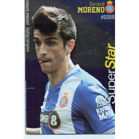 Gerard Moreno Superstar Brillo Espanyol 269 Las Fichas Quiz Liga 2016 Official Quiz Game Collection