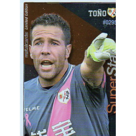 Toño Superstar Brillo Rayo Vallecano 295 Las Fichas Quiz Liga 2016 Official Quiz Game Collection