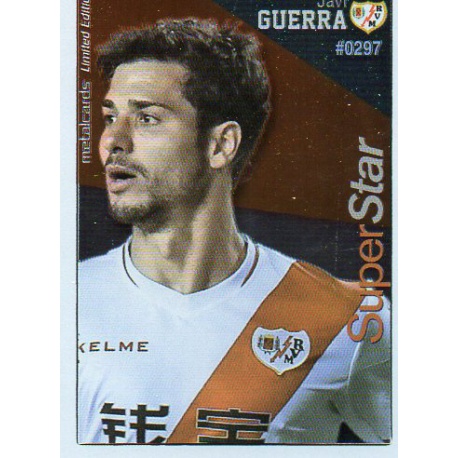 Javi Guerra Superstar Brillo Rayo Vallecano 297 Las Fichas Quiz Liga 2016 Official Quiz Game Collection