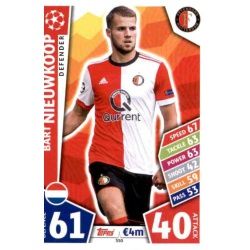 Bart Nieuwkoop Feyenoord 350 Match Attax Champions 2017-18