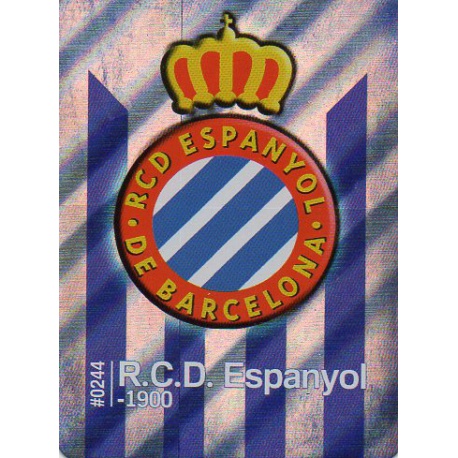 Escudo Brillo Rayas Diagonales Espanyol 244 Las Fichas Quiz Liga 2016 Official Quiz Game Collection