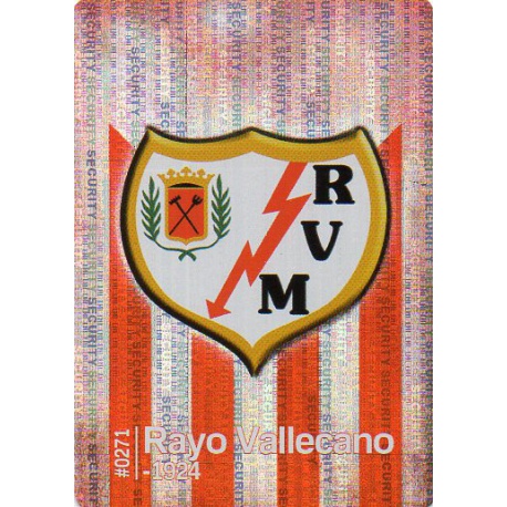 Escudo Brillo Security Rayo Vallecano 271 Las Fichas Quiz Liga 2016 Official Quiz Game Collection