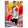 Steven Berghuis Feyenoord 357 Match Attax Champions  2017-18