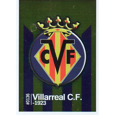 Escudo Brillo Puntas Cuadradas Villarreal 136 Las Fichas Quiz Liga 2016 Official Quiz Game Collection