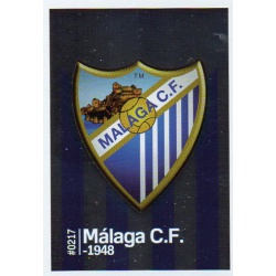 Escudo Brillo Puntas Cuadradas Málaga 217 Las Fichas Quiz Liga 2016 Official Quiz Game Collection