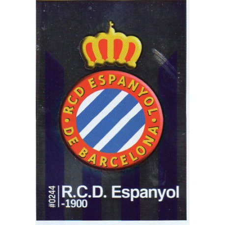 Escudo Brillo Puntas Cuadradas Espanyol 244 Las Fichas Quiz Liga 2016 Official Quiz Game Collection