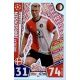 Nicolai Jørgensen - Hot Shot Feyenoord 359 Match Attax Champions 2017-18