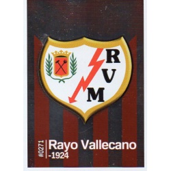 Escudo Brillo Puntas Cuadradas Rayo Vallecano 271 Las Fichas Quiz Liga 2016 Official Quiz Game Collection