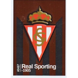 Escudo Brillo Puntas Cuadradas Sporting 487 Las Fichas Quiz Liga 2016 Official Quiz Game Collection