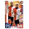 Karim El Ahmadi - Tonny Vilhena - Midfield Duo Feyenoord 360 Match Attax Champions  2017-18
