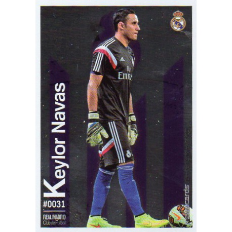 Keylor Navas Metalcard Limited Edition Real Madrid Las Fichas Quiz Liga 2016 Official Quiz Game Collection