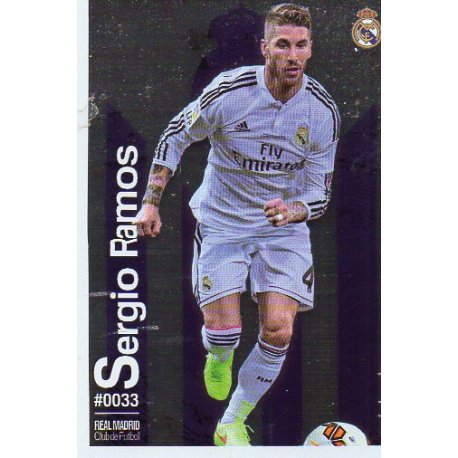 Sergio Ramos Metalcard Limited Edition Real Madrid Las Fichas Quiz Liga 2016 Official Quiz Game Collection
