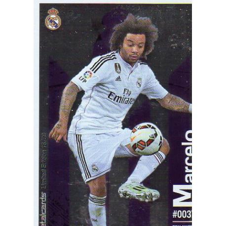 Marcelo Metalcard Limited Edition Real Madrid Las Fichas Quiz Liga 2016 Official Quiz Game Collection