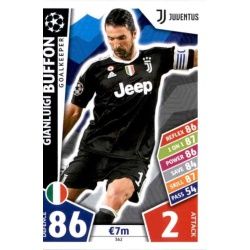Gianluigi Buffon Juventus 362 Match Attax Champions 2017-18