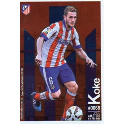 Koke Metalcard Limited Edition Atlético Madrid Las Fichas Quiz Liga 2016 Official Quiz Game Collection
