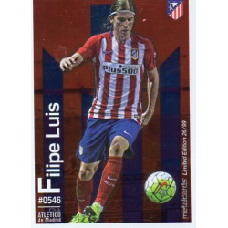 Filipe Luis Metalcard Limited Edition Atlético Madrid Las Fichas Quiz Liga 2016 Official Quiz Game Collection