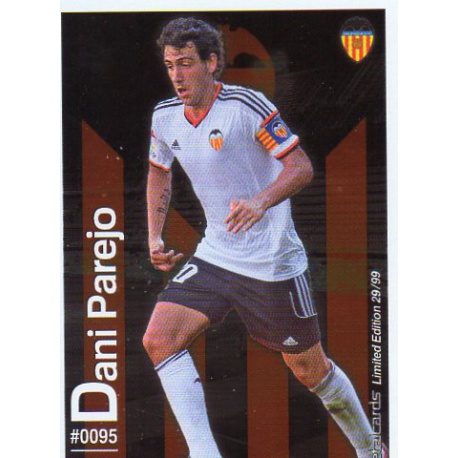 Dani Parejo Metalcard Limited Edition Valencia Las Fichas Quiz Liga 2016 Official Quiz Game Collection