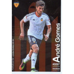André Gomes Metalcard Limited Edition Valencia Las Fichas Quiz Liga 2016 Official Quiz Game Collection