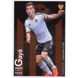 Gayá Metalcard Limited Edition Valencia Las Fichas Quiz Liga 2016 Official Quiz Game Collection