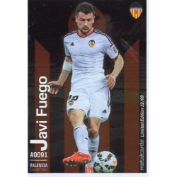 Javi Fuego Metalcard Limited Edition Valencia Las Fichas Quiz Liga 2016 Official Quiz Game Collection