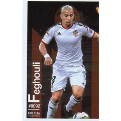 Feghouli Metalcard Limited Edition Valencia Las Fichas Quiz Liga 2016 Official Quiz Game Collection