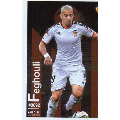 Feghouli Metalcard Limited Edition Valencia Las Fichas Quiz Liga 2016 Official Quiz Game Collection