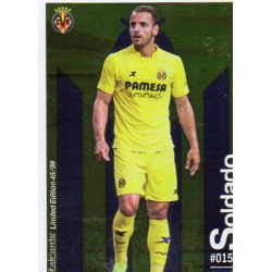 Soldado Metalcard Limited Edition Villarreal Las Fichas Quiz Liga 2016 Official Quiz Game Collection